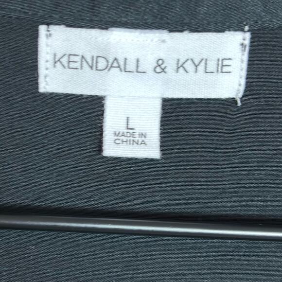 KENDALL AND KYLIE BLACK LONG SLEEVE WOMEN MINI DRESS SIZE LARGE BRAND NEW - Picture 5 of 7